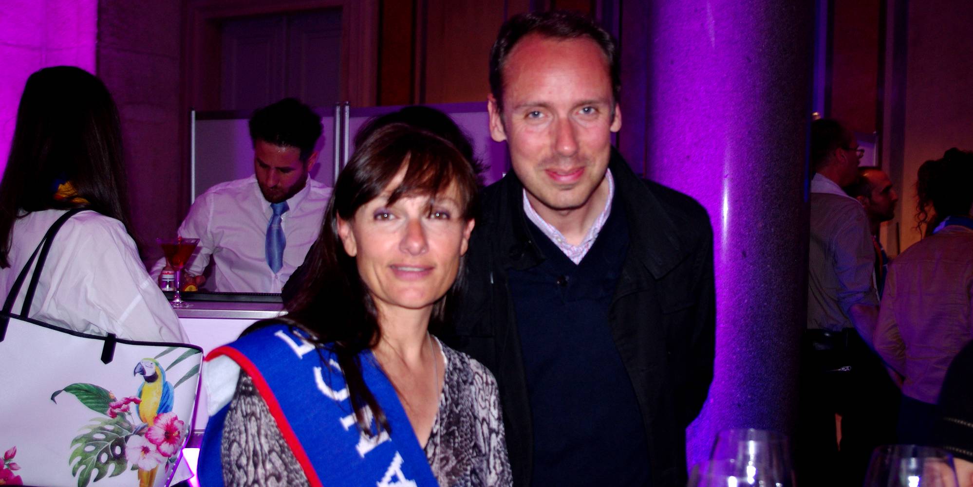 Catherine BREILLER de TIGNES Développement - Promotion internationale et Arnaud JAMSON représentant de CHAMONIX MONT-BLANC